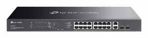 Managed L2 Gigabit PoE Network Switch TP-Link Omada ES220GMP — 18× Gigabit (10/100/1000), PoE, 40 Gbps, Black, Rack-mount