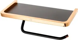 Toilet Paper Holder FDesign Merida FD6-MRD10-25 in Rose Gold finish