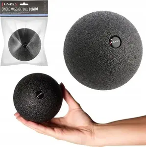 Massage ball HMS BLM01 12 cm — single massage ball for trigger point and myofascial release