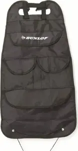 Car seat organizer DUNLOP 2058313, black, back-of-seat storage pocket