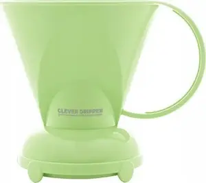 Kafijas uzstādītājs Clever Clever Dripper L 500 ml, zaļš ar 100 papīra filtriem