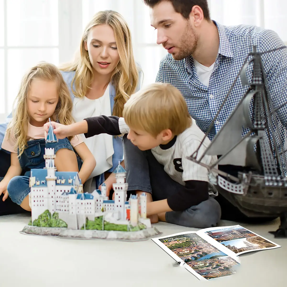 3D puzle Neuschwanstein pils No name CubicFun Photo 3