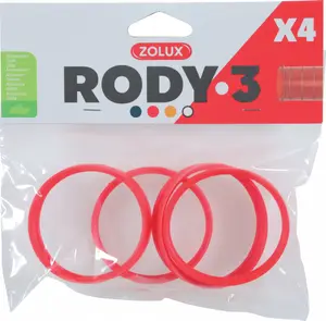 Connector pack ZOLUX Złączka Rody3, 4 pieces, red