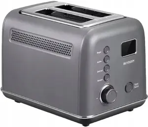 Toaster Clarks DT730E 2-slice automatic metal, color Ink Gray, EU plug