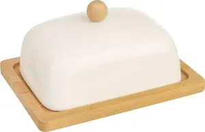 Butter dish ORION Maselniczka 127144 — ceramic butter keeper with lid