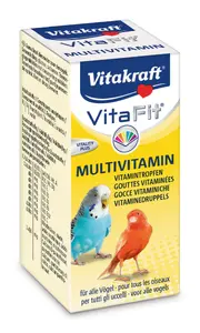 Liquid bird vitamin drops Vitakraft 4008239213525, general health support, 33×33×68 mm package