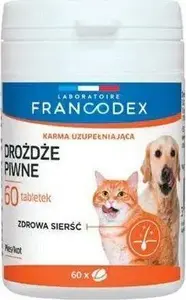 Биодобавка для собак и кошек FRANCODEX PL пивные дрожжи 60 таблеток
