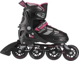 Recreational adjustable roller skates Nils Extreme NA11002 black size 35–38