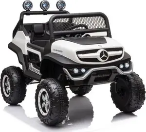 Electric Ride-On Vehicle Lean Cars Mercedes Unimog S — White, model 5623