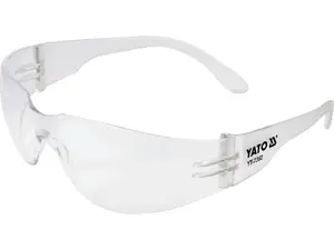 Safety glasses YATO YT-7360 — polycarbonate transparent lens, 23 g, 1 pc