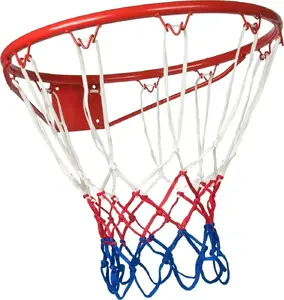 Groza stīpa ar tīklu 43 cm, Enero, sarkana — basketbola stīpa 43 cm ar tīklu