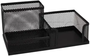 Desk organizer Leviatan model 009150 black wire mesh pen holder
