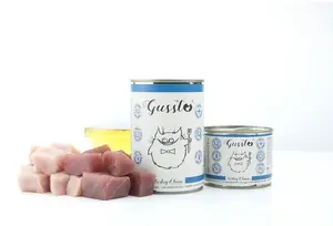 Консервы для кошек GUSSTO Fresh Turkey & Tuna 400 г — паштет с индейкой и тунцом для взрослых кошек