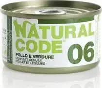 Влажный корм для кошек Natural Line s.r.l Karma mokra 06 с курицей и овощами в соусе, 85 г
