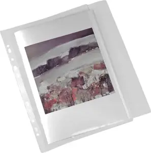 Binder Plastic Pockets A4 with Flap Biurfol BIUR0680 pack of 25
