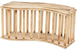 Wooden Covered Nesting Box for Rodents ZdrowyZwierzak.pl 37 x 19 x 13 cm
