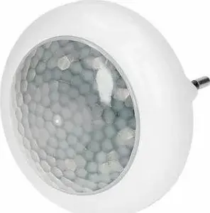 Nakts kontaktligzdas LED lampa ORNO LA-2 ar kustības un krēslas sensoru, spraudņa tipa