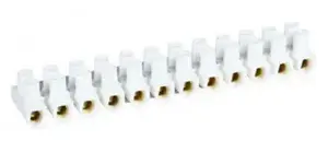Terminal strip (12-position double-sided) EPM E-650-0125, screw connections, panel mount