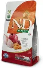 Dry cat food Farmina Pet Foods N&D Pumpkin 300 g — Quail recipe for neutered cats