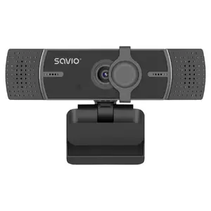 Webkamera SAVIO CAK-05 — 2K Ultra HD, 2560×1440, 3.7 MP, USB, klips, melna