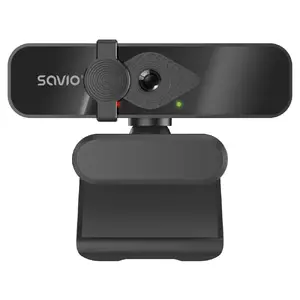 Webkamera SAVIO CAK-06 4K USB, 3840 x 2160, 30 fps, skavas stiprinājums, melna