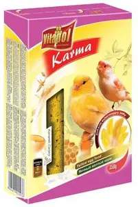 Корм для птиц vitapol KARMA DLA KANARKA WYBARWIAJĄCA ŻÓŁTA 350 г — корм для канареек, усилитель окраса, 350 г