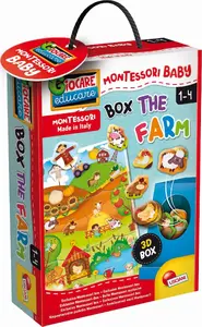Educational toy Lisciani Montessori Baby - Farma, early learning activity set
