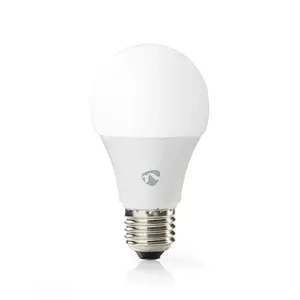 LED bulb Nedis WIFILRC10E27, 9 W (equiv. 60 W), E27, 806 lm, RGB, CRI 80