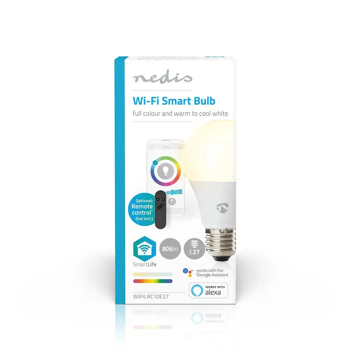 Nedis WIFILRC10E27 LED spuldze 9 W E27 RGB Photo 3