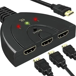 HDMI switch/splitter Retoo E385 3-in-1 Full HD 4K — 3 inputs, 1 output