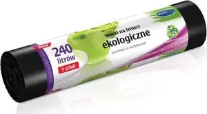 Atkritumu maisi Stella Pack 240 L, 5 gab. ruļļā, bioloģiski noārdāmi