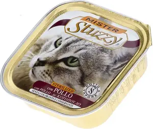 Влажный корм для кошек Schesir STUZZY KOT 100 г пауч Стерилизованные Курица