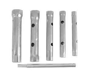 Adjustable Double-Ended Pipe Wrench Set MEGA 6–22 mm, 10 pcs (model 36210)