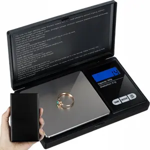 Pocket scale Ruhhy 500 g x 0.1 g with cover (model 23573)