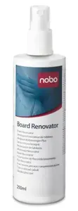 Balta tāfeļu tīrīšanas sprejs NOBO Renovator 250 ml — tāfeļu tīrīšanas līdzeklis, 250 ml