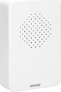 Wired Electronic Doorbell ORNO LARK MAXI AC 230V, single-tone, snow white