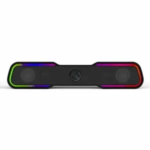 Speaker HP DHE-6002 Black — wired speaker, 300–20,000 Hz, SNR 36 dB, 440×83×88 mm