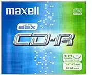 CD-R discs MAXELL MAX-CRD19SC — 700 MB, 52x write speed, pack of 10