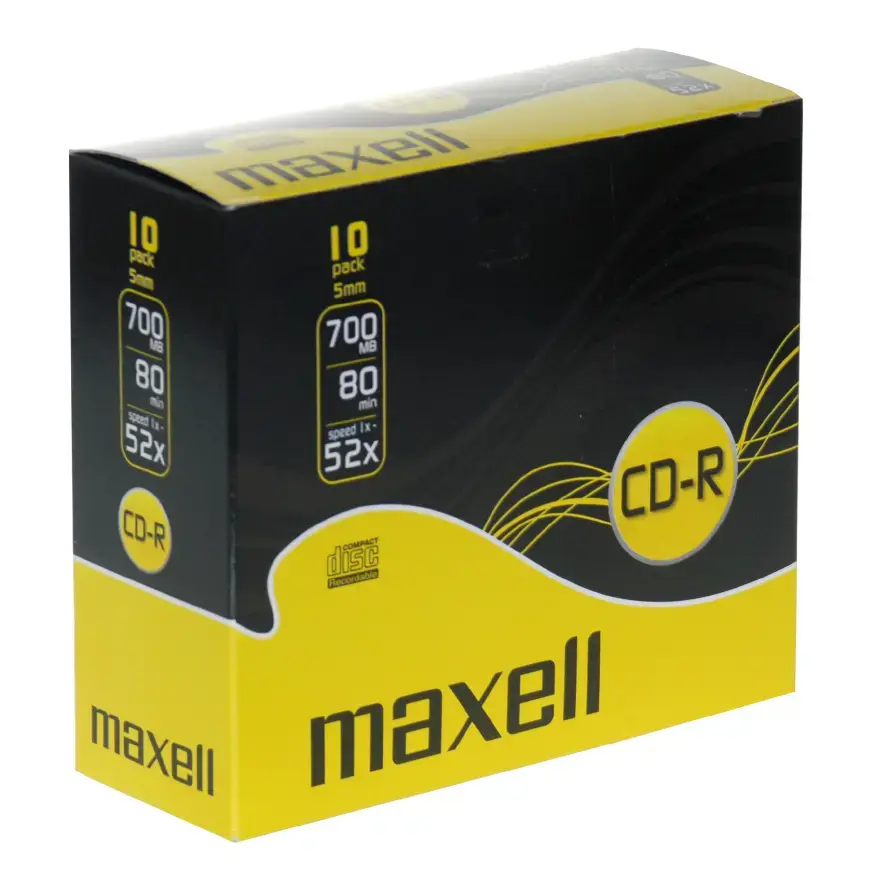 MAXELL MAX-CRD19SC CD-R 700 MB, 52x, 10 pack Photo 2