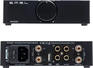 Speaker Amplifier SMSL A100 with Bluetooth — compact stereo power amplifier