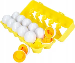 Children's Wooden Egg Sorter Bambam BAM BAM 30x10x7 cm, Educational Toy Organizer