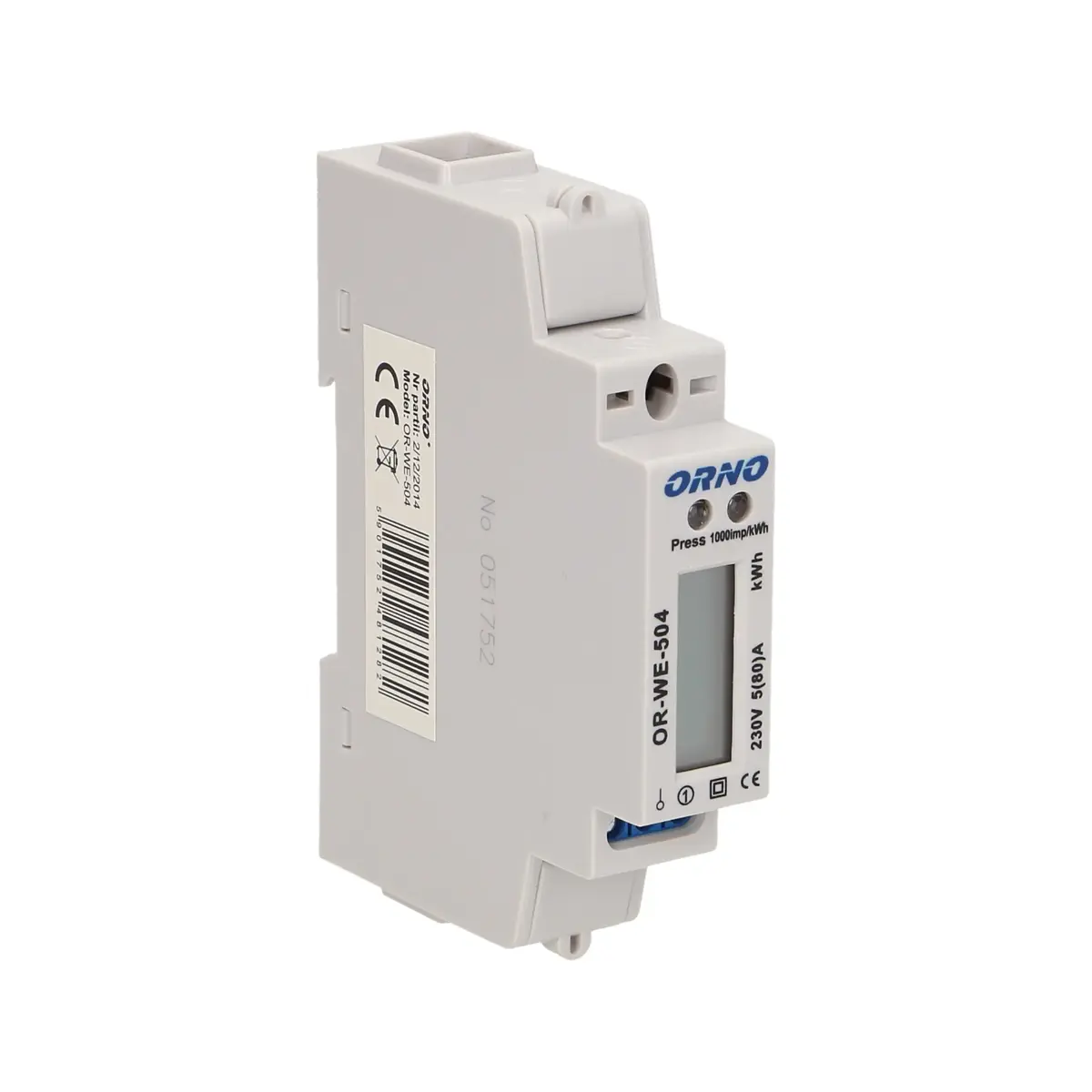 ORNO OR-WE-504 elektroniskais 230 V 5 A skaitītājs Photo 3