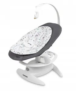 Bērnu šūpuļkrēsls Caretero BUJACZEK NOCO GRAPHITE, modelis TERO-8012