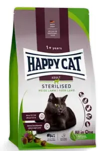 Сухой корм для кошек happy cat Sterilised Adult 4 кг — ягнёнок, рис, кукуруза