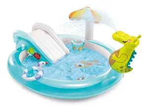 Надувной бассейн Intex Gator Play Center 160 л, круглый 1700×840 мм, толщина стенки 0,28 мм