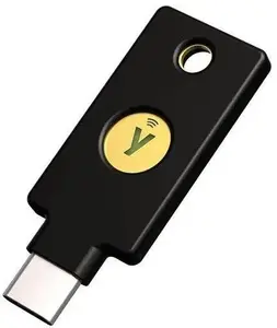 Drošības atslēga Yubico YubiKey 5C NFC — USB-C ar NFC un vairāku protokolu atbalstu