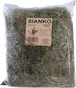 Siens ar piparmētru GOSPODARSTWO ROLNE iepakojums 5 x 0,40 kg (apt. ±10 g) — barība maziem dzīvniekiem