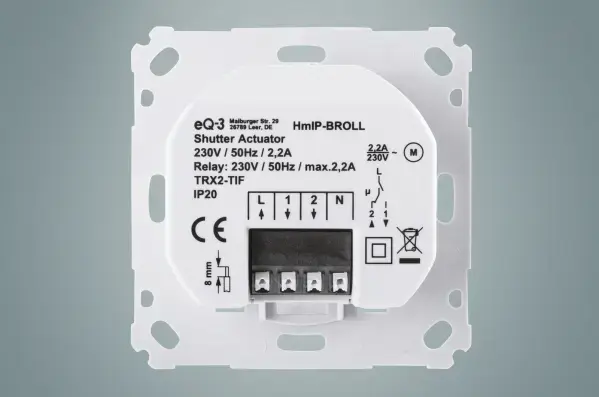 Homematic IP HmIP-BROLL передатчик для жалюзи Photo 6