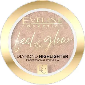 Sejas izgaismotājs cietā Eveline Feel the Glow tonis 02 — kompaktā pūdera izgaismotājs, 1 gab.