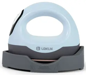 Heat Press LOKLiK ImPress™ Mini 3 550 W, 93×80 mm working area, 200 °C, built-in display, Black/Blue